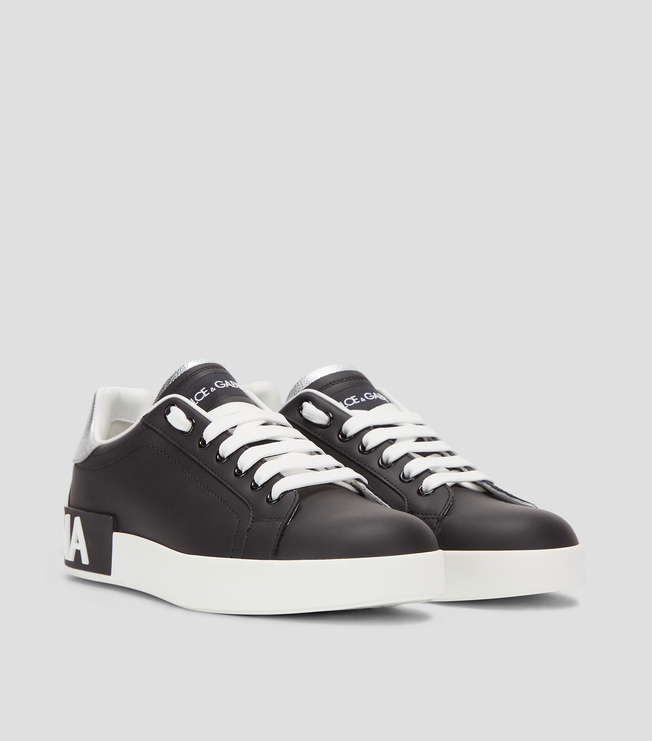 Tenis Portofino en piel Mujer